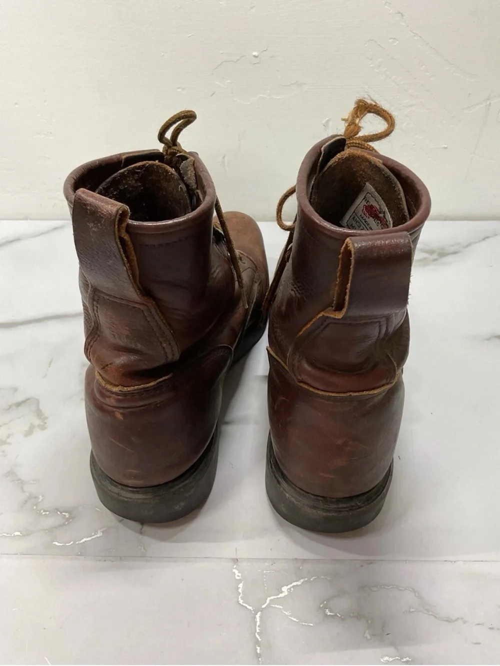 Red Wing ANSI Z41 PT99 M1/75 C/75 Mens  Leather Steel Toe Boots Size 10